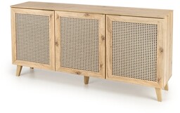 BORNEO KM-1 komoda dąb artisan/czarny