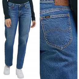 Lee JANE REGULAR STRAIGHT Tidal Crash MOM JEANS
