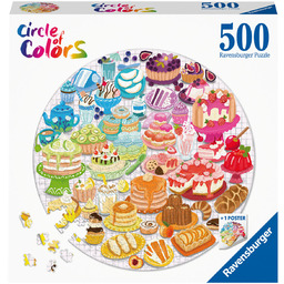Ravensburger, puzzle, Paleta kolorów, Desery, 500 el.