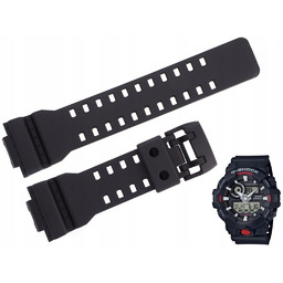 Pasek CASIO GA-700-1B GA-700-1A GA-700 GA-710 czarny ORYGINAŁ