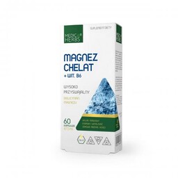 Medica Herbs Magnez Chelat + Wit. B6, 60