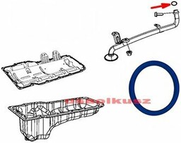 Oring smoka pompy oleju Dodge RAM 2002-