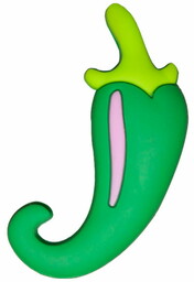 Papryczka Jalapeno przypinka crocs, ozdoba, kroksy