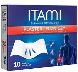 Itami 140 mg Plastry przeciwbólowe, 10 szt.