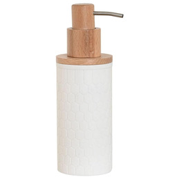 Home ESPRIT Naturalny biały dozownik mydła z żywicy