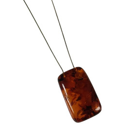 Kolia z koniakowym bursztynem