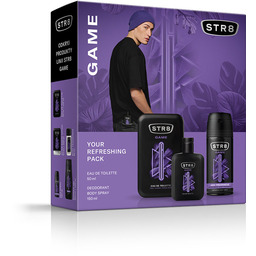 Str8, Game, Zestaw Kosmetyków Dla Mężczyzn, 3 Szt.