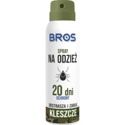 Bros Spray na odzież odstraszający i zabijający kleszcze