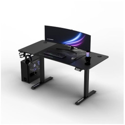 Ultradesk LEVEL V2 140cm Regulacja wysokości Czarny Biurko