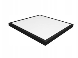 Plafon LED PODTYNKOWY czarny 59,5 cm X 59,5
