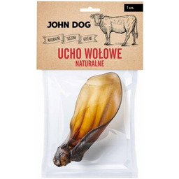 JOHN DOG Przysmak dla psa Ucho wołowe 50