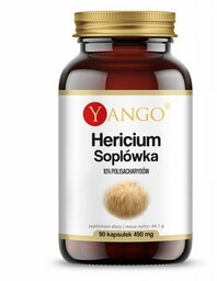 YANGO Hericium - ekstrakt 10% polisacharydów (90 kaps.)