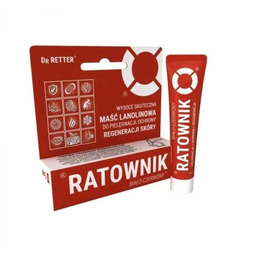 Dr Retter Ratownik biało-czerwony Maść lanolinowa do skóry