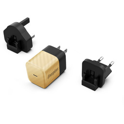 Ładowarka sieciowa podróżna Ultimate Multiplug EU złota