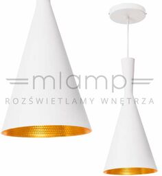 LAMPA wisząca GARDA LP-42011/1P BIAŁY Light Prestige metalowa