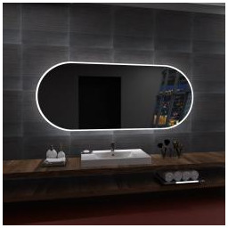 Lustro LED HAMBURG 130x80cm.
