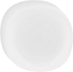 Altom Zestaw płytkich talerzy ze szkła opalowego White