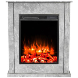 Aflamo Poker 2D beton - kominek elektryczny LED