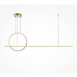 Maytoni Metalowa lampa wisząca Halo MOD247PL-L49BSK LED 40W