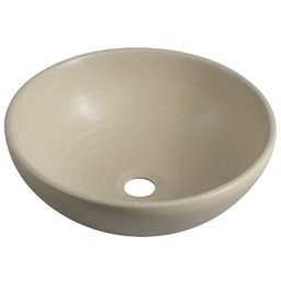 ATTILA umywalka ceramiczna, średnica 43cm, kość słoniowa DK005