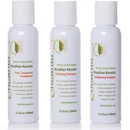 Encanto DO BRASIL 3x100ml Zestaw keratyna, szampon