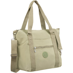 Duży shopper damski z tkaniny nylonowej - Peterson