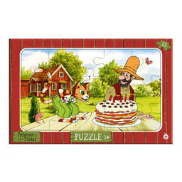 Puzzle ramkowe dla małych dzieci Pettson i Findus