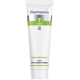 PHARMACERIS T SEBO-MOISTATIC SPF 50 Krem nawilżająco-kojący, 50