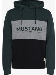 Mustang Męska bluza z kapturem Mężczyźni Bawełna czarny