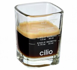 Cilio BARISTA Szklana Miarka do Kawy Espresso 60