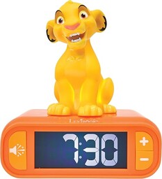 Lexibook, Disney Król Lew, Budzik Nocny Simba, Dźwięki