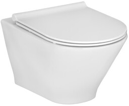 Roca Gap Round miska WC wisząca Rimless biała