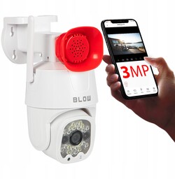 Kamera Obrotowa Zewnętrzna Wifi 3Mpx 2K Zoom Detekcja
