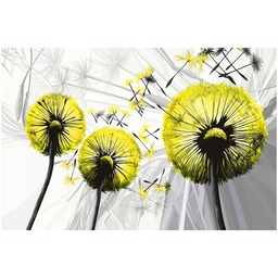 100 70cm Obraz płótno Dmuchawce żółci płótno rama