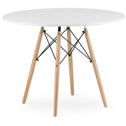 Elior Okrągły Stół Biały Do Jadalni W Stylu