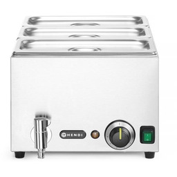 Bemar gastronomiczny Hendi Ranger z kranem spustowym +