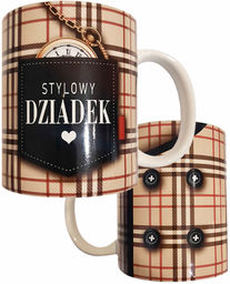 Kubek z napisem Stylowy Dziadek