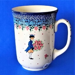 Kubek 500 ml, Książę, Ceramika Artystyczna Bolesławiec.