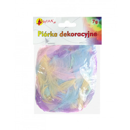Piórka dekoracyjne puch 7g, Shan 6044-SF04 6044-SF01, Kolor: