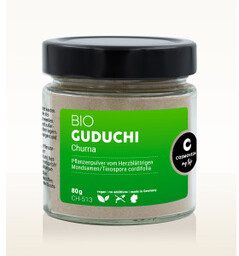 BIO Guduchi Churna 80g Cosmoveda (nowe szklane opakowanie)