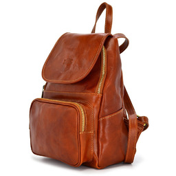 Stylowy duży skórzany damski plecak klasy premium