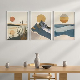 Pakamera Plakaty zestaw/tryptyk natura, góry, morze, jeziora,