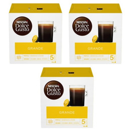 ZESTAW Kapsułki Nescafé Dolce Gusto Grande 3x16 sztuk