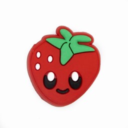 Truskawka przypinka do crocs, kroksy, ozdoba