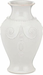 Lenox Francuski perle biały wazon bukiet 20 cm,