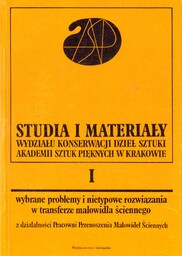 WYBRANE PROBLEMY I NIETYPOWE ROZWIĄZANIA W TRANSFERZE MALOWIDŁA