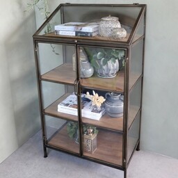 Witrynka Industrialna Chic Antique