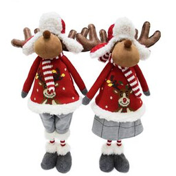 Renifer stojący 72 cm mix