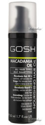 GOSH - NOURISHING MACADAMIA HAIR OIL - Głęboko