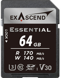 Exascend EX64GSDU1-S Essential - karta SDXC 64GB, UHS-I,